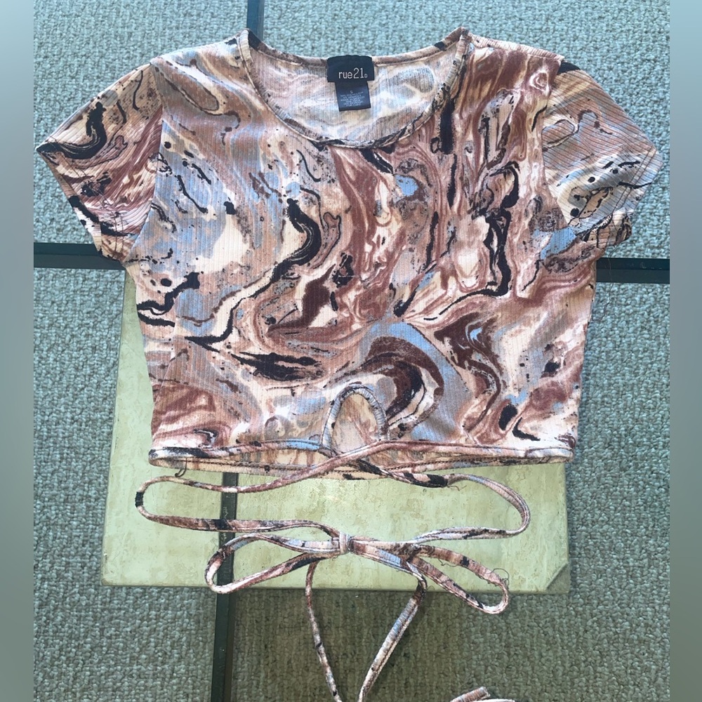 Rue 21 Tie Dye Crop Top